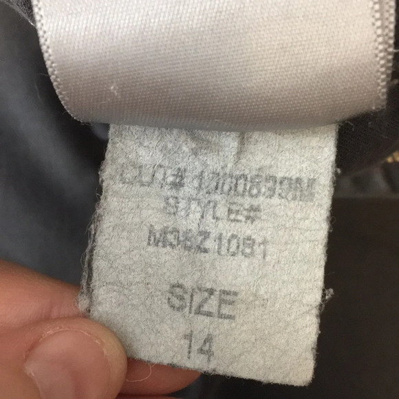 NYDJ Not Your Daughters Jeans Gray Slim Leg Jeans Womens 14‎ Dark Cotton Blend - Picture 12 of 12